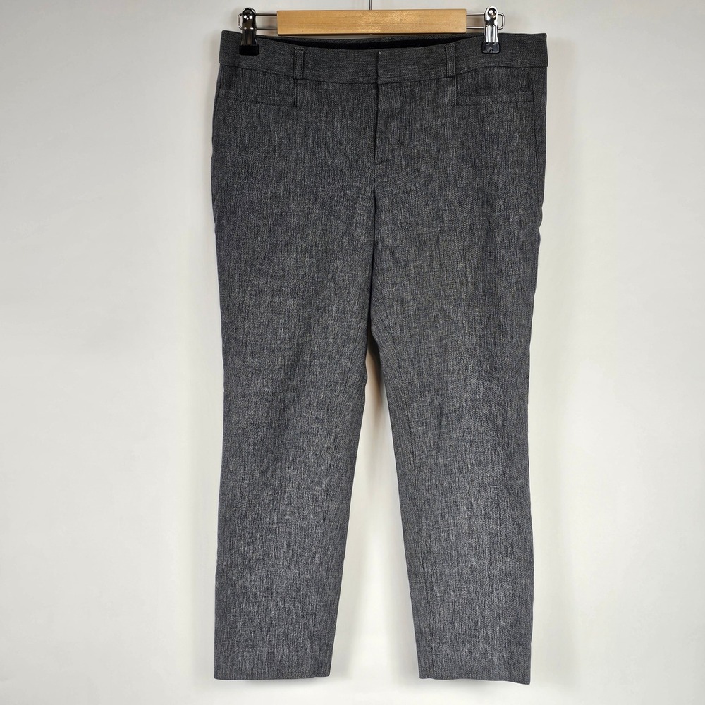 Banana Republic Sloan Fit Gray Ankle Pants Womens Size 6 Career Casual